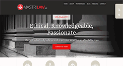 Desktop Screenshot of mastrilaw.com